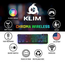 
                        
                          गैलरी व्यूवर में इमेज लोड करें, KLIM Chroma Rechargeable Wireless Gaming Keyboard + Slim, Durable, Ergonomic - JOY2ESpree
                        
                      