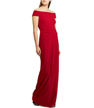 
                        
                          Load image into Gallery viewer, Ralph Lauren Lauren Women's Cap Sleeve Crepe Gown Evening Dress - JOY2ESpree
                        
                      
