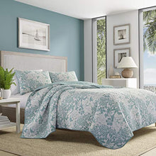 
                        
                          將圖片載入圖庫檢視器 Tommy Bahama | Laguna Beach Collection | Quilt Set-100% Cotton, Lightweight &amp; Breathable, Pre-Washed for Added Comfort, Full/Queen, Aqua
                        
                      