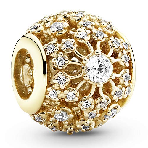 Pandora Jewelry Inner Radiance Cubic Zirconia Charm in Gold 14K - JOY2ESpree
