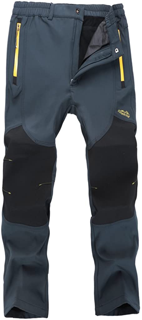 Singbring Men's Outdoor Windproof Waterproof Hiking Ski Snow Pants