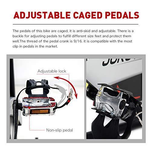 JOROTO Belt Drive Exercise Bike - Indoor Cycling Bike Stationary Cycle for Home Gym Workout ( Model: updated X1S ) - JOY2ESpree