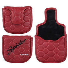 
                        
                          Load image into Gallery viewer, mytag Golf Heel Shafted Mallet Putter Headcover Strong Magnetic Closure for Taylormade Spider Tour - JOY2ESpree
                        
                      