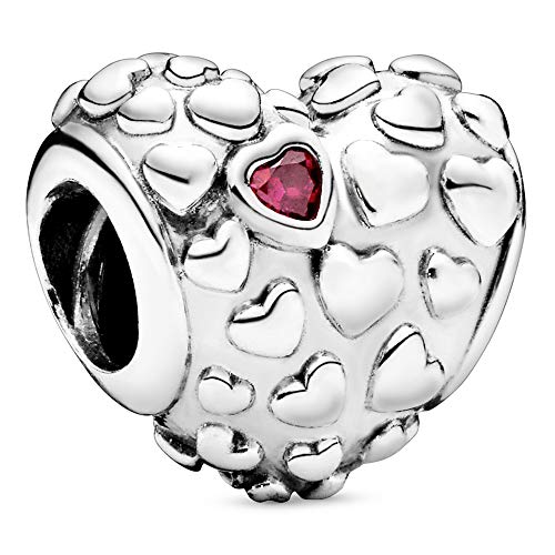 Pandora Jewelry Mom in a Million Heart Cubic Zirconia Charm in Sterling Silver - JOY2ESpree