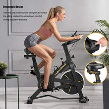 
                        
                          गैलरी व्यूवर में इमेज लोड करें, HAYONA Exercise Bike Stationary Bike Indoor Cycling bike Belt Drive - JOY2ESpree
                        
                      