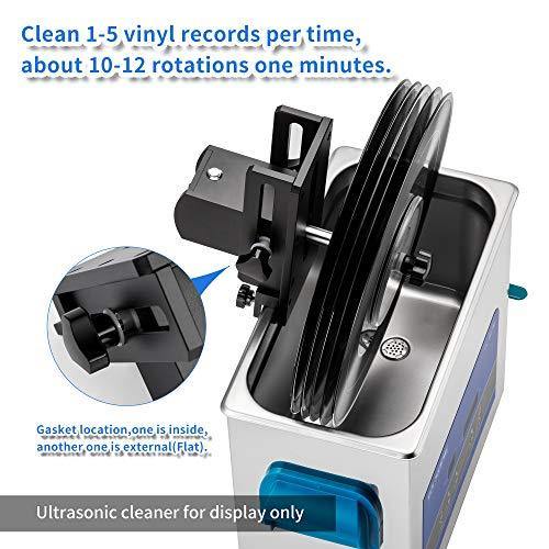 WEWU LP Vinyl Record Brackets for Ultrasonic Cleaning 1-5 Records Per Batch Raising Descending Auto-Drying(No Ultrasonic Cleaner) - JOY2ESpree