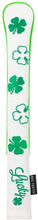 
                        
                          Load image into Gallery viewer, Golf Alignment Stick Covers Lucky Clover Holds 2 Sticks Leather Elegant Stick Holder Golf Club Protector - JOY2ESpree
                        
                      