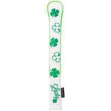 
                        
                          Load image into Gallery viewer, Golf Alignment Stick Covers Lucky Clover Holds 2 Sticks Leather Elegant Stick Holder Golf Club Protector - JOY2ESpree
                        
                      