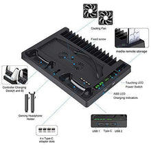 
                        
                          Muat gambar ke penampil Galeri, Vertical Stand Cooling Fan for PS5 Digital Edition/Ultra HD Console - JOY2ESpree
                        
                      