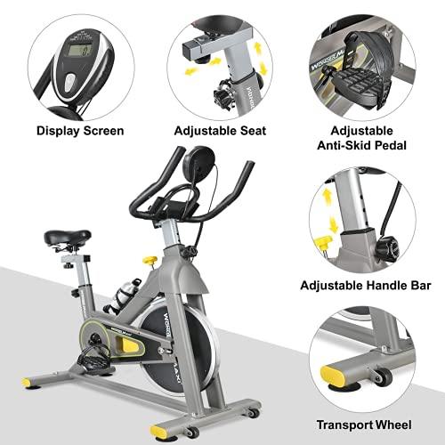 Wonder Maxi Indoor Cycling Bike, Exercise Bike Stationary Belt Drive Workout Bike - JOY2ESpree