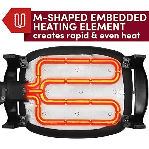 Elite Gourmet EG-6203 PFOA-Free 16"x 3"x3.2" Scratch Resistant - JOY2ESpree
