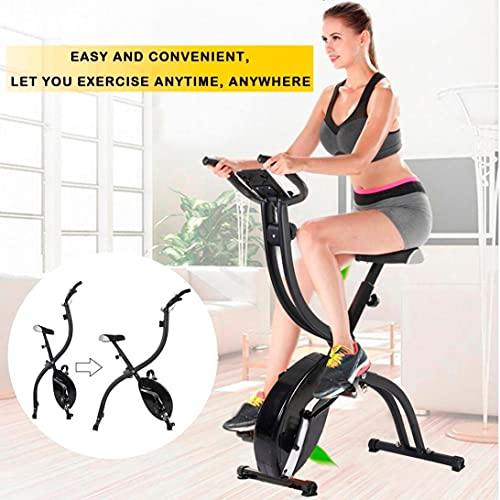 Foldable Exercise Bike Adjustable Magnetic Resistance Indoor Cycling Bike Portable Indoor Stationary Bike - JOY2ESpree