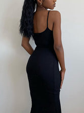 
                        
                          Muat gambar ke penampil Galeri, AnotherChill Women's Casual Lounge Slip Long Dress Sexy Sleeveless Backless Bodycon Maxi Dresses 2022 Spring Slim Elegant
                        
                      