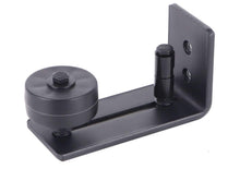 
                        
                          Load image into Gallery viewer, Gamdee Sliding Barn Door Floor Guide, Black Flat Barn Door Guide for Bottom Adjustable Roller
                        
                      