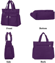 
                        
                          將圖片載入圖庫檢視器 Canvas Tote Bag Waterproof Nylon Multi Pocket Shoulder Bags Laptop Work Bag Teacher Purse and Handbags for Women &amp; Men
                        
                      