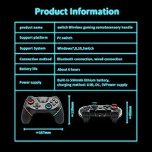 
                        
                          गैलरी व्यूवर में इमेज लोड करें, PC Games Wireless Controller for Nintendo Switch Bluetooth Controllers Gamepad PC Joystick Controller - JOY2ESpree
                        
                      