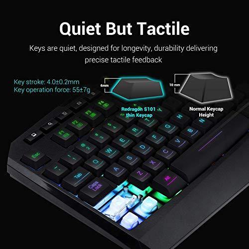 Redragon S101 Wired Gaming Keyboard and Mouse Combo RGB Backlit Gaming Keyboard - JOY2ESpree