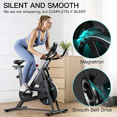 WEKEEP Magnetic Resistance Exercise Bike, Stationary Cycling Indoor Quite Flywheel Cardio Bike for Home Professional Indoor Magnet Bike - JOY2ESpree
