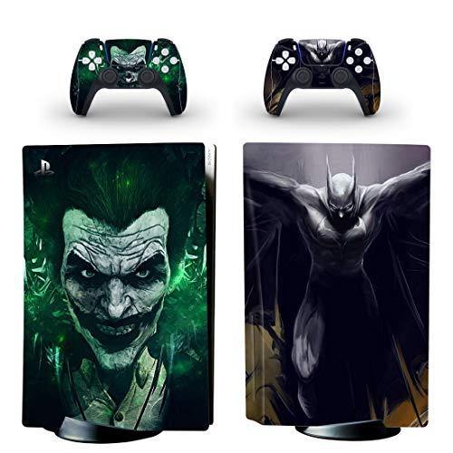 PS5 Disk Skin Vinyl Darkness Joker PS5 Disc Skin Sticker Decal Cover for Playstation 5 Console Protector-Yspf0833 - JOY2ESpree