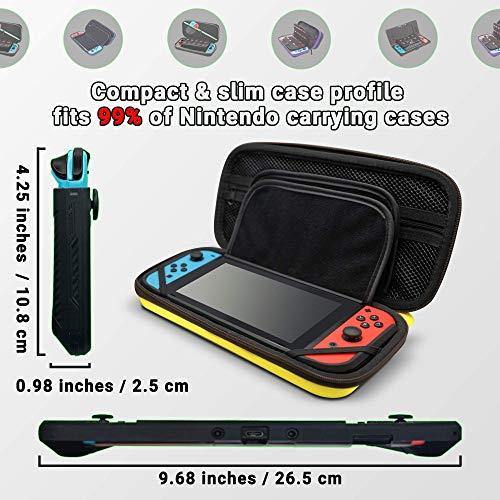 Innoc Switch Case Dockable Case for Nintendo Switch with Screen Protector and Thumb Caps - JOY2ESpree
