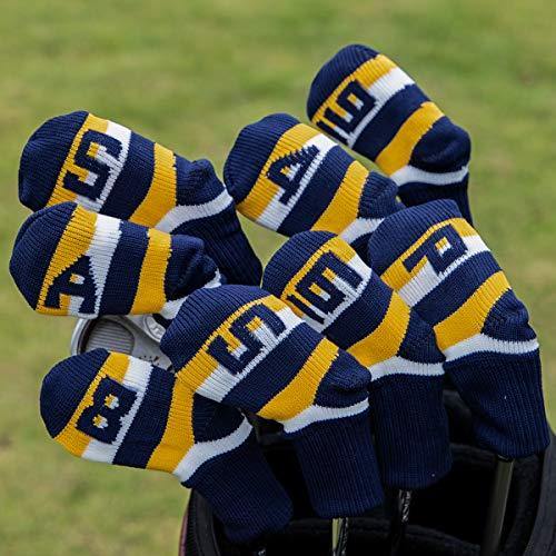 Golf Iron Covers,Golf Iron Head Covers Knitted Golf Iron Covers Set 9pcs - JOY2ESpree