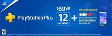 
                        
                          गैलरी व्यूवर में इमेज लोड करें, PlayStation Plus: 12 Month Membership [Digital Code] - JOY2ESpree
                        
                      