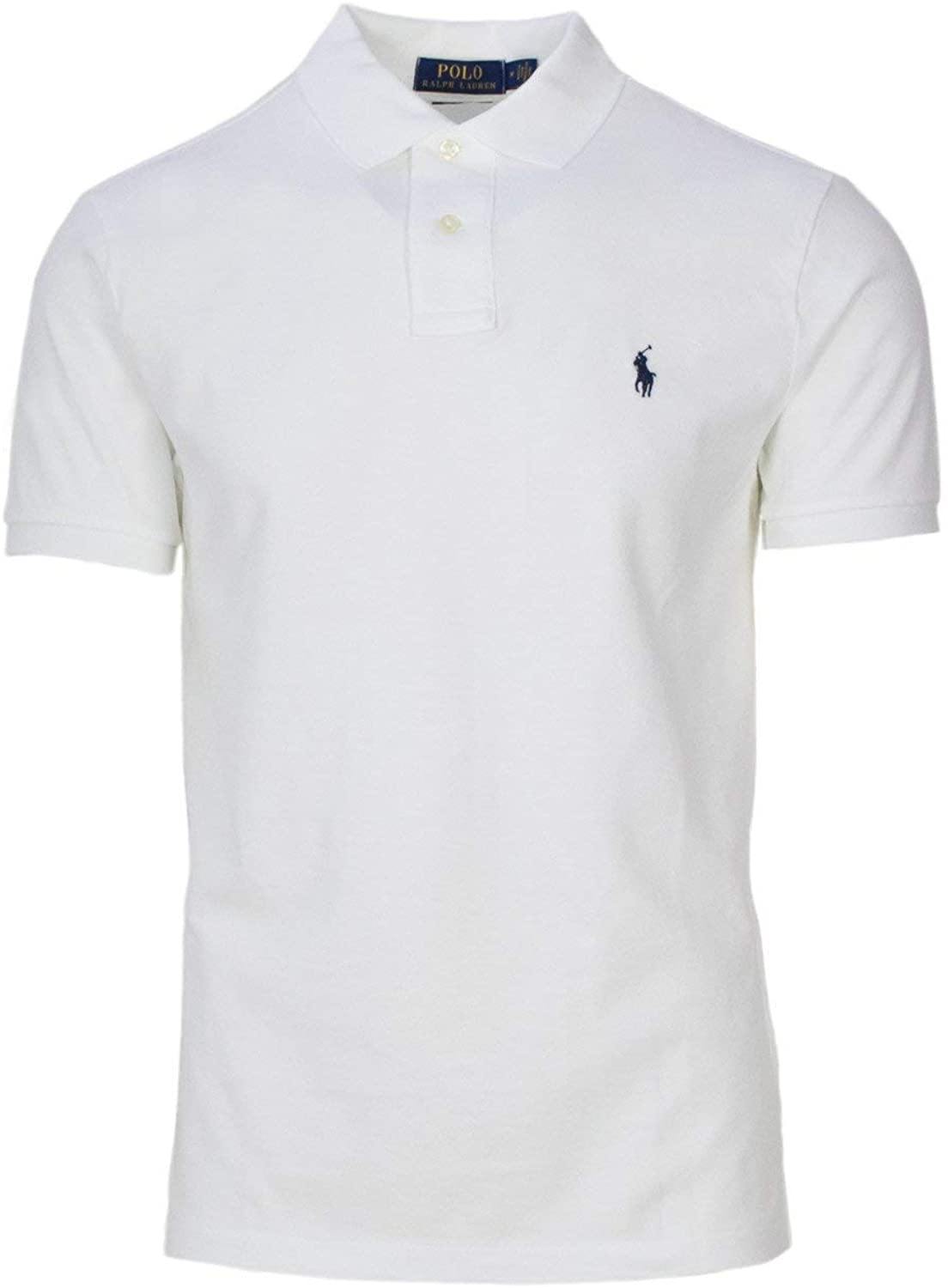 Polo RL Men's Custom Slim Fit Mesh Pony Shirt