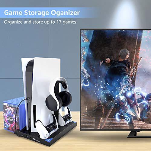 PS5 Vertical Stand Dual Charging Station - JOY2ESpree