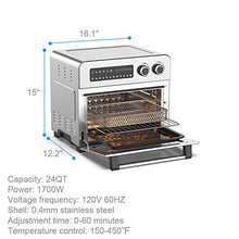 
                        
                          Muat gambar ke penampil Galeri, Air Fryer Convection Oven Combo 10-in-1 Countertop Airfryer 24QT Ultra Large Capacity Toaster Oven for Large Family Chicken - JOY2ESpree
                        
                      