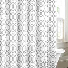 
                        
                          Cargar imagen en el visor de la galería, Tommy Bahama 200781 Cotton Shower Curtain, Shoretown Trellis Gray
                        
                      