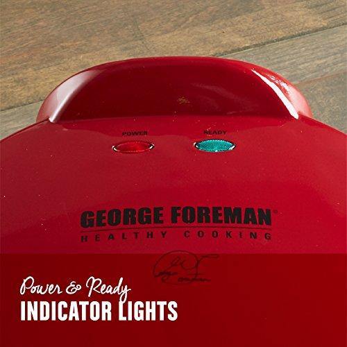 George Foreman Electric Quesadilla Maker, Red, GFQ001 - JOY2ESpree