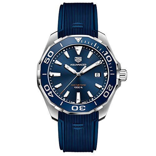 Tag Heuer Aquaracer Blue Dial Mens Watch WAY101C.FT6153