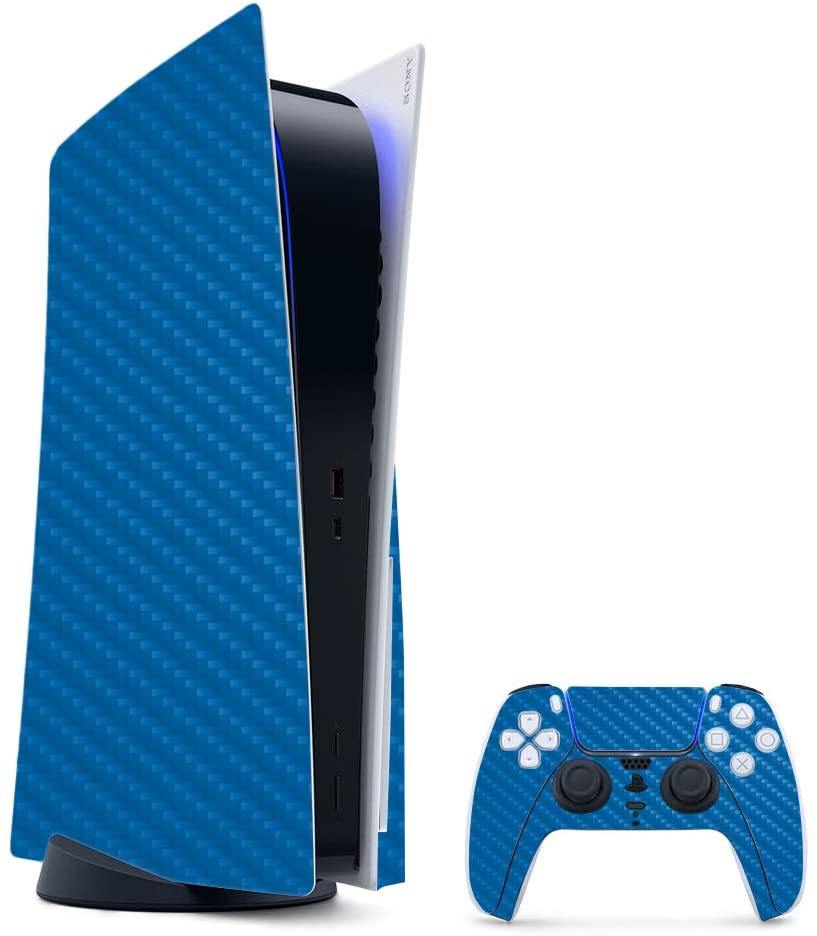 MightySkins Carbon Fiber Skin Compatible with PS5 / Playstation 5 Digital Edition Bundle - JOY2ESpree