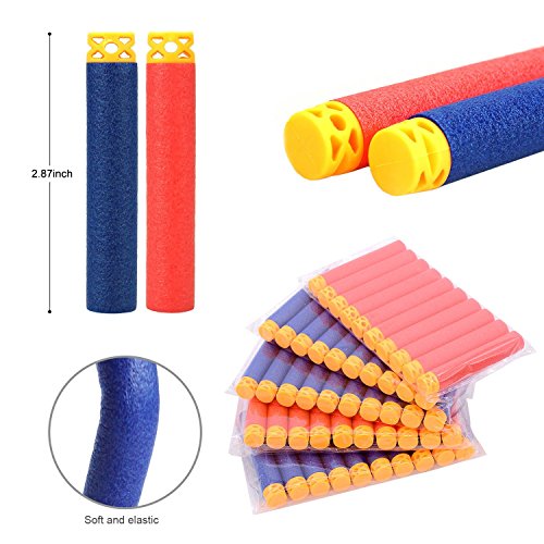 Kids Tactical Vest Kit for Nerf N-strike Elite Series with 50 Bullets Refill Darts + 2 Reload Clips + Face Tube Mask + Protective Glasses + hand wrist band