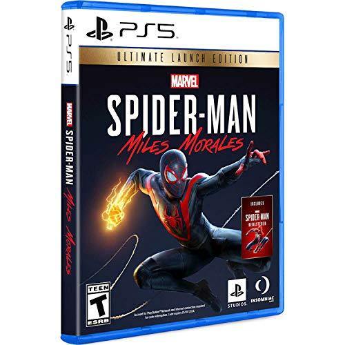 PlayStation 5 DualSense Wireless Controller Bundle with Marvel's Spider-Man: Miles Morales Launch Edition PS5 Game and 6Ave Cleaning Cloth - JOY2ESpree