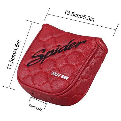 mytag Golf Heel Shafted Mallet Putter Headcover Strong Magnetic Closure for Taylormade Spider Tour - JOY2ESpree