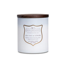 
                        
                          Load image into Gallery viewer, Manly Indulgence Sea Salt &amp; Ginger Scented Jar Candle, 15 Oz, White
                        
                      