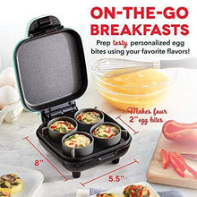 
                        
                          Load image into Gallery viewer, Dash DBBM450GBAQ08 Deluxe Sous Vide Style Egg Bite Maker with Silicone Molds for Breakfast Sandwiches
                        
                      