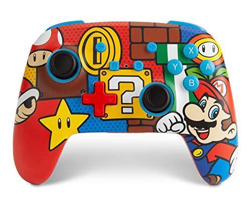 PowerA Enhanced Wireless Controller for Nintendo Switch - Mario Pop (Only at Amazon) - JOY2ESpree