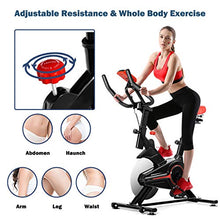 
                        
                          Cargar imagen en el visor de la galería, GYMAX Indoor Cycling Bike, Stationary Exercise Bike with LCD Monitor, Heart Pulse Sensor &amp; Comfortable Seat Cushion for Home Workout - JOY2ESpree
                        
                      
