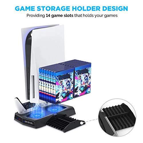 PS5 Cooling Stand Bundle Offer | Dual Controller Charge Station - JOY2ESpree