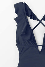 
                        
                          Cargar imagen en el visor de la galería, CUPSHE Women's One Piece Swimsuit Ruffle Deep V Neck Strappy Swimwear Bathing Suits
                        
                      