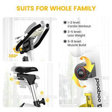 
                        
                          画像をギャラリービューアに読み込む, pooboo Exercise Bike Indoor Cycling Bike Magnetic Upright Stationary Bike Indoor Bicycle - JOY2ESpree
                        
                      