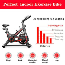 
                        
                          Muat gambar ke penampil Galeri, Indoor Exercise Bike, Stationary Cycling Bicycle with Heavy Flywheel - JOY2ESpree
                        
                      