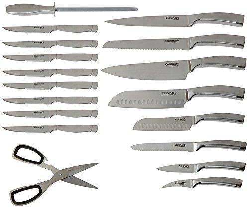 Cuisinart C77SS-19P Normandy 19 Piece Cutlery Block Set, Stainless Steel - JOY2ESpree