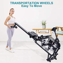 
                        
                          將圖片載入圖庫檢視器 MaxKare Water Rower Rowing Machine Foldable Water Resistance Row Machine with Large LCD Monitor and Phone Holder for Home Cardio Exercise Equipment - JOY2ESpree
                        
                      