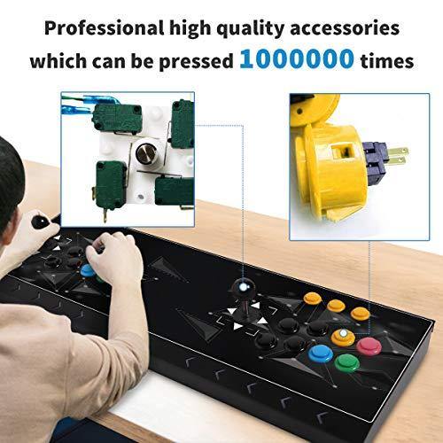 DOYO Arcade Joystick Console 2 Players Video Game Arcade Fighting Stick for Home - JOY2ESpree