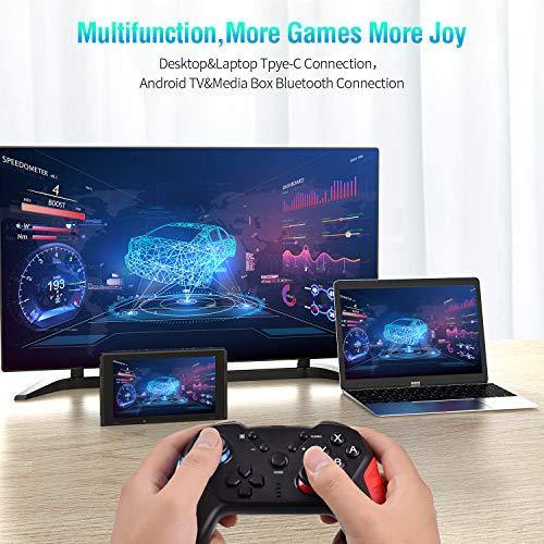 Wireless Controller for Nintendo Switch, Switch pro Controller with 6-Axis Gyro - JOY2ESpree