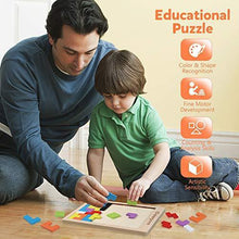 
                        
                          गैलरी व्यूवर में इमेज लोड करें, Coogam Wooden Blocks Puzzle Brain Teasers Toy Tangram Jigsaw Intelligence Colorful 3D Russian Blocks Game. - JOY2ESpree
                        
                      