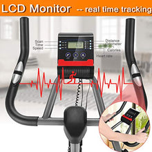 
                        
                          Cargar imagen en el visor de la galería, HEKA Indoor Exercise Cycling Bike Stationary, 35lbs Flywheel Magnetic Resistance, LCD Monitor Workout Fitness Bike, Load Capacity 400lbs - JOY2ESpree
                        
                      